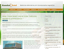 Tablet Screenshot of biomedicalremed.ro